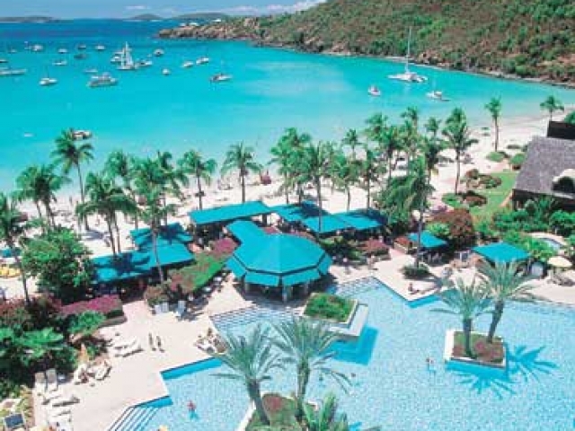 Westin St. John Resort - beach and pool